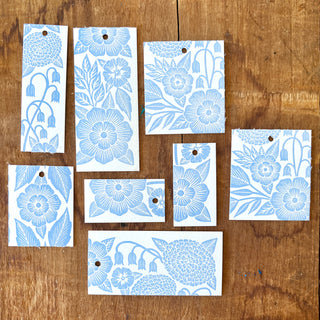 Letterpress Gift Tags, Set of Eight