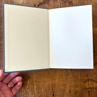 Foil Stamped Linen Journal: Denim Blue