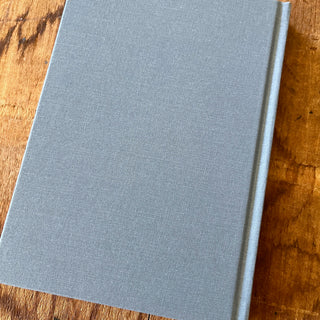 Foil Stamped Linen Journal: Denim Blue