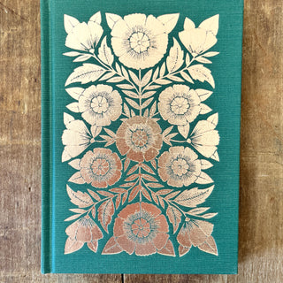 Foil Stamped Linen Journal: Jewel Green
