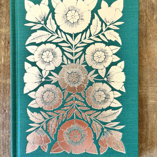 Foil Stamped Linen Journal: Jewel Green