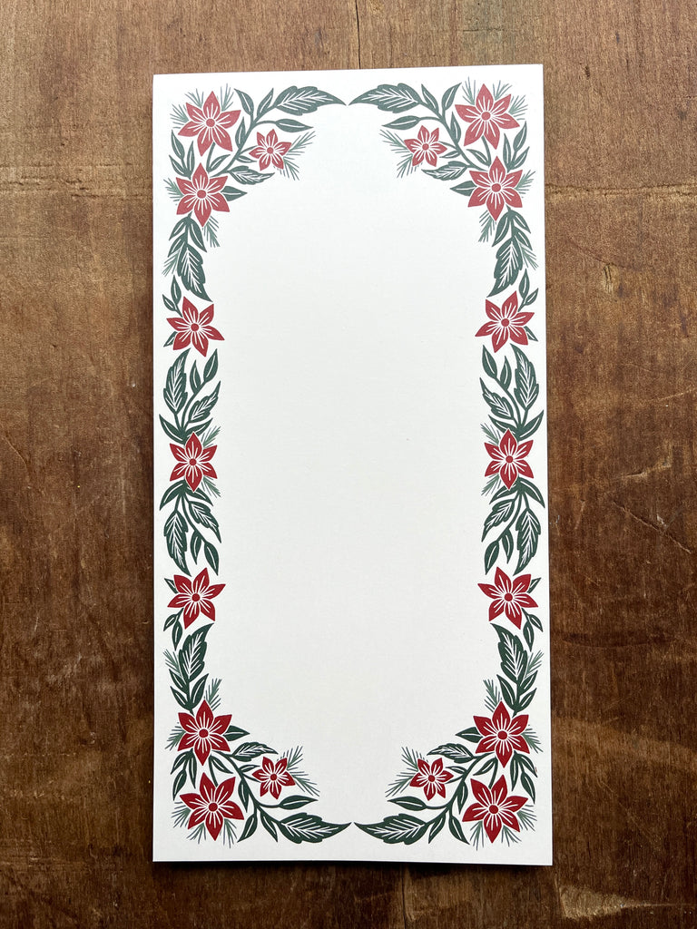 Holiday Florals Market Pad, NP30