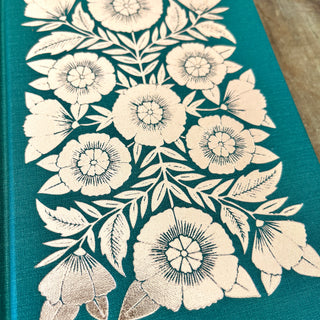 Foil Stamped Linen Journal: Jewel Green