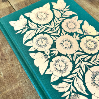 Foil Stamped Linen Journal: Jewel Green