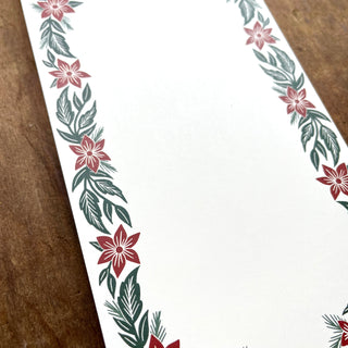 Holiday Florals Market Pad, NP30