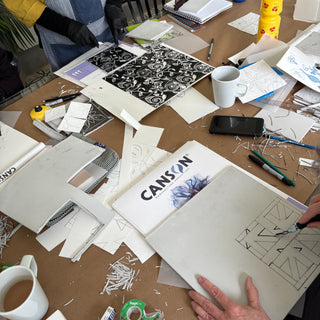 Block Printing a Repeat Pattern - January 31st 3-6pm