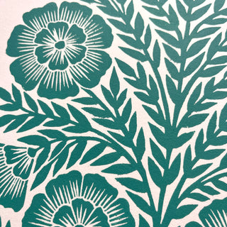 SECONDS : Hand Block Printed Art Print - No. 5678
