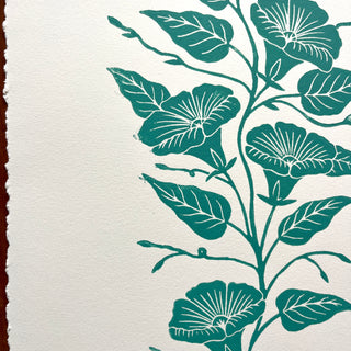 SECONDS : Hand Block Printed Art Print - No. 5682