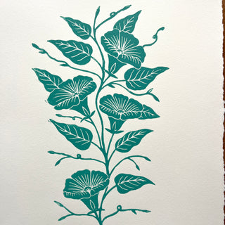 SECONDS : Hand Block Printed Art Print - No. 5682