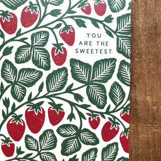 "You Are The Sweetest," Offset Printed Card