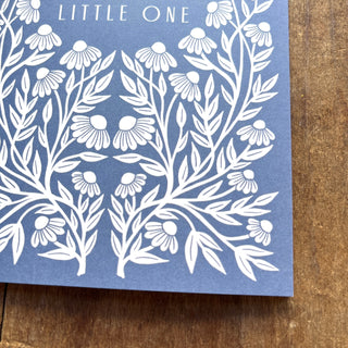 "Welcome Little One," Offset Printed Card