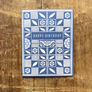 "Happy Birthday," Offset Printed Card