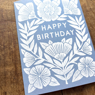 "Happy Birthday," Offset Printed Card