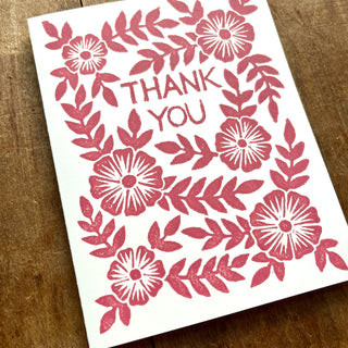 "Thank You," Greeting Card