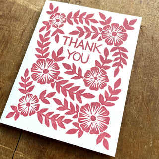 "Thank You," Greeting Card