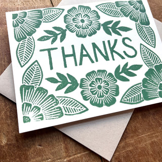 "Thanks," Greeting Card