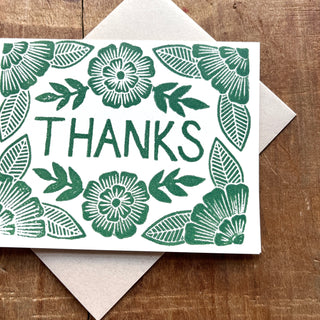 "Thanks," Greeting Card