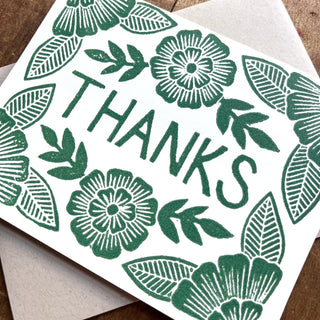 "Thanks," Greeting Card