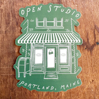 Open Studio Vinyl Sticker