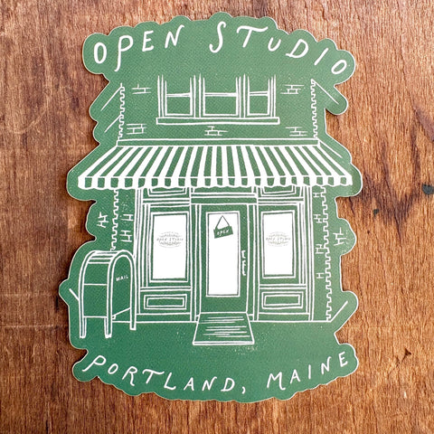 Open Studio Vinyl Sticker