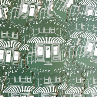 Open Studio Vinyl Sticker