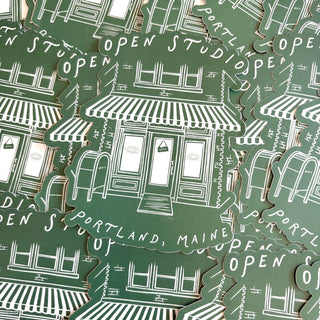 Open Studio Vinyl Sticker