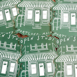 Open Studio Vinyl Sticker