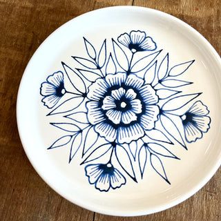 Hand Painted Ceramic Plate - No. 064