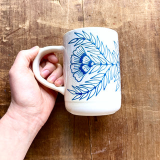 SECONDS : Hand Painted Ceramic Mug - No. 5684