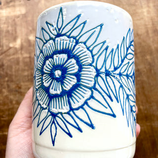 SECONDS : Hand Painted Ceramic Mug - No. 5684