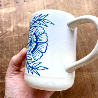 SECONDS : Hand Painted Ceramic Mug - No. 5684