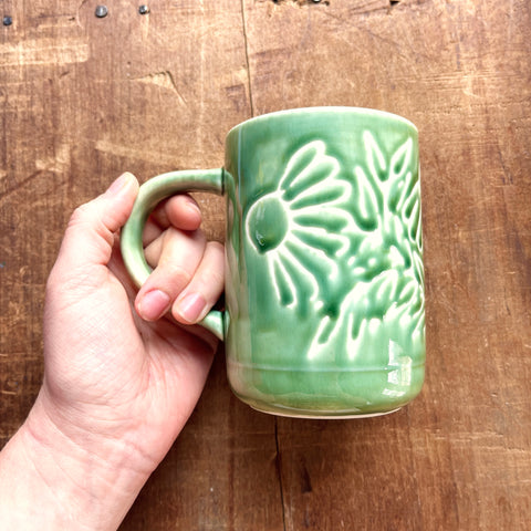 SECONDS : Hand Painted Ceramic Mug - No. 5685