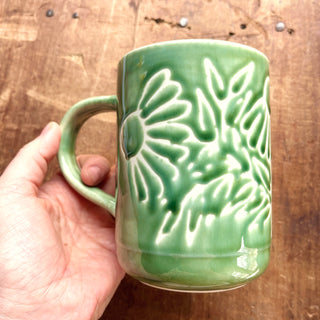 SECONDS : Hand Painted Ceramic Mug - No. 5685