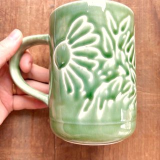 SECONDS : Hand Painted Ceramic Mug - No. 5685