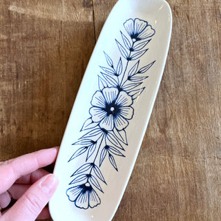 Hand Painted Ceramic Dish - No. 070