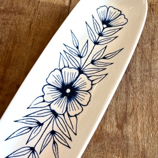 Hand Painted Ceramic Dish - No. 070