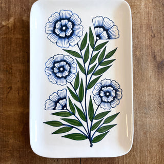 Hand Painted Ceramic Tray - No. 075