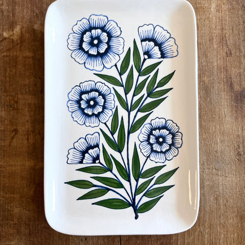 Hand Painted Ceramic Tray - No. 075