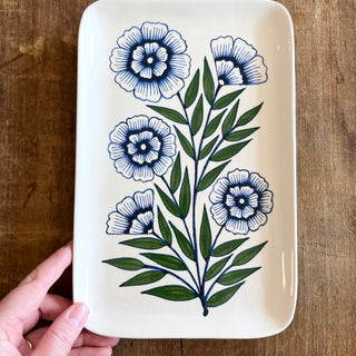 Hand Painted Ceramic Tray - No. 075