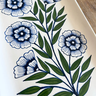 Hand Painted Ceramic Tray - No. 075