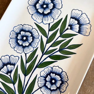 Hand Painted Ceramic Tray - No. 075