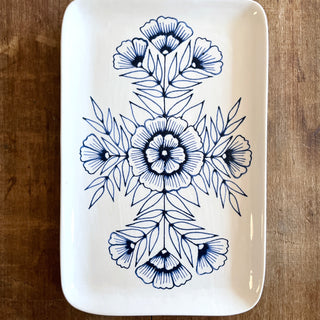 Hand Painted Ceramic Tray - No. 076
