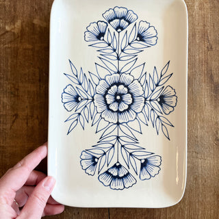 Hand Painted Ceramic Tray - No. 076
