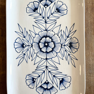 Hand Painted Ceramic Tray - No. 076