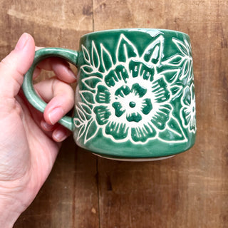 Hand Painted Ceramic Mug - No. 073