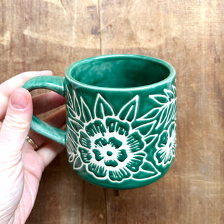 Hand Painted Ceramic Mug - No. 073