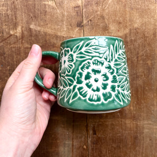 Hand Painted Ceramic Mug - No. 072
