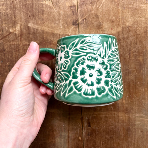 Hand Painted Ceramic Mug - No. 072