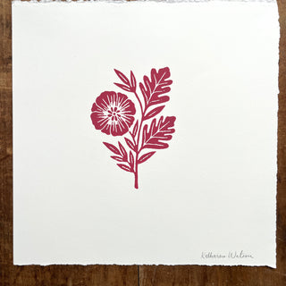 Hand Block Printed Art Print - No. 615
