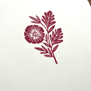 Hand Block Printed Art Print - No. 615